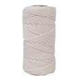 thumbnail image 1 of veasfak 109Yd 3/4/5MM Cotton Twisted Cord Rope Craft Macrame String DIY Knitting, 1 of 9