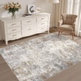 thumbnail image 1 of x Area Rug Living Room Rugs - Washable Neutral Modern Abstract Soft Thin Large Rug Indoor Floor No Slip Rug Carpet for Bedroom Under Dining Table Home Office Decor -, 1 of 8