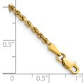 thumbnail image 2 of TheJewelryHut 14K 2.25mm Semi-solid D/C Rope Chain, 2 of 2