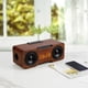 thumbnail image 3 of VOLTSTECH - Amplificador Dual Portátil Retro de 24 W con Bluetooth 5.0, Altavoz Inalámbrico de Madera para Ordenador, Reloj Despertador para el Hogar, Viajes Al Aire Libre, Radio FM, 3 of 8