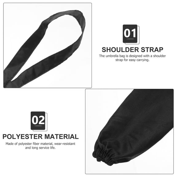 LEXSOMEO 3Pcs Umbrella Carrying Bag Umbrella Storage Bag Umbrella Carrying Bag Water-absorbent Umbrella Pouch