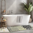 thumbnail image 2 of Gray Floral and Petal Pattern Kitchen Rug Mat,Kitchen Runner Rugs Non Skid Washable,Decorative Kitchen Floor Mats for Kitchen,Sink,Laundry,17"x47.2", 2 of 7