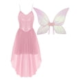 thumbnail image 3 of Robe de Fée Forêt pour Femmes Robe à Paillettes Tenues Elf Robe avec Ailes Rose TTG, 3 of 5