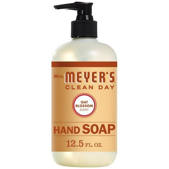 Mrs. Meyer's Clean Day Liquid Hand Soap, Oat Blossom, 12.5 Fl Oz (Pack of 3)