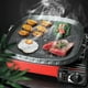 thumbnail image 2 of - Square Grill Pan With Maifan St Coated Surface Non-stick Less Stovetop Plate For Indoor Outdoor Cam Bbq, 2 of 4