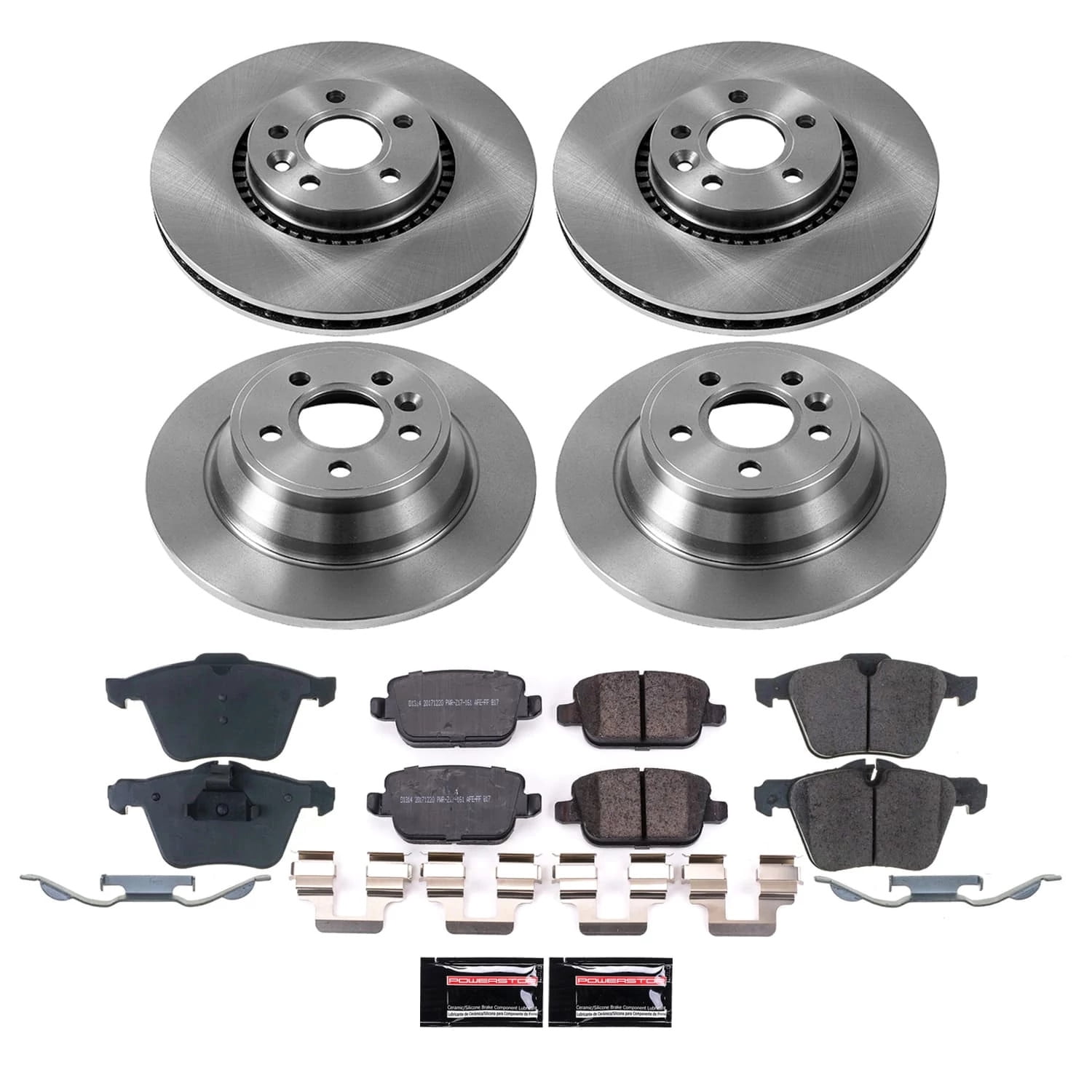 PowerStop Front and Rear Z23 Evolution Sport Brake Pad Rotor Drum and Shoe Kit Fits: NISSAN Select Models K15503DK
