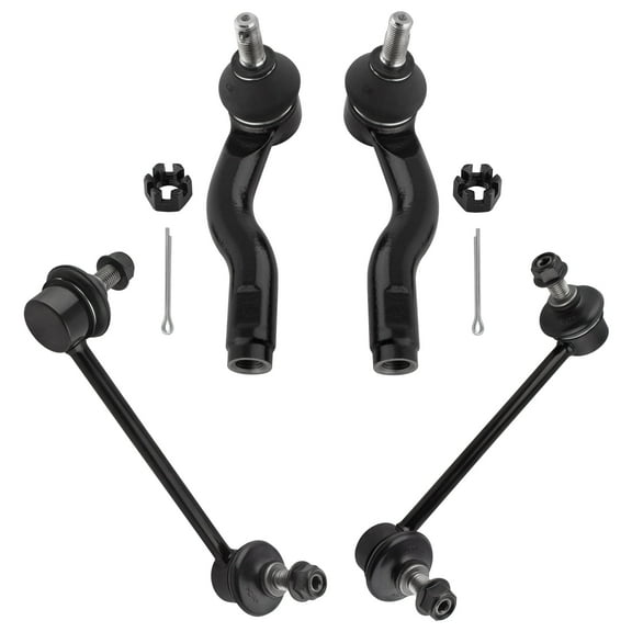 BOXI 4pcs Front Sway Bar End Links   Outer Tie Rod Ends Fit for Ford Fusion 2006-2010 / for Lincoln MKZ 2007-2009/Zephyr 2006 / for Mercury Milan 2006-2009 | K80251 K80250 ES800102 ES800101