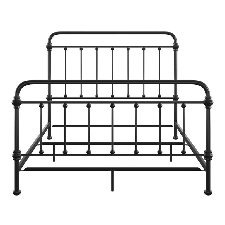 Weston Home Nottingham Metal Queen Bed Antique Black Walmart