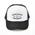 thumbnail image 3 of CafePress - Martha's Vineyard Anchor - Adjustable Unisex Printed Trucker Hat with Mesh Back, 3 of 9