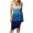 Blue Womens Summer Dress, variant on USSUMA Sundress Women Beach Vacation, Women's Sexy Bodycon Tank Top Dress Sleeveless Backless Basic Colorful Printed Party Club Midi Pencil Dresses