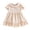 D01-Beige, variant on HCNTES Toddler Girl Dresses Short Sleeve Priness Dress for Little Kids Big Kids 2t 3t 4t 5t 6t 7t 8t 9t Summer Clothes(18-24 Months,D01-Pink)