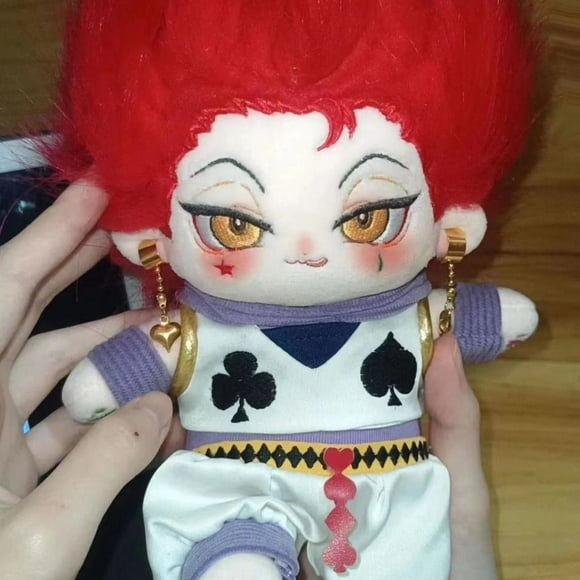 Hisoka Morow 20cm Cotton Doll COS Hunter X Hunter Cute Doll Anime Surrounding Children's Senior Birthday Gifts Stuffed Plush