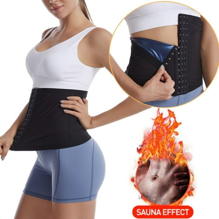 

Lilvigor Waist Trainer Sweat Tummy Workout Belt For Women Bodybuilding Abdominal Muscles Sauna Slimming Buckle Corset Wrap