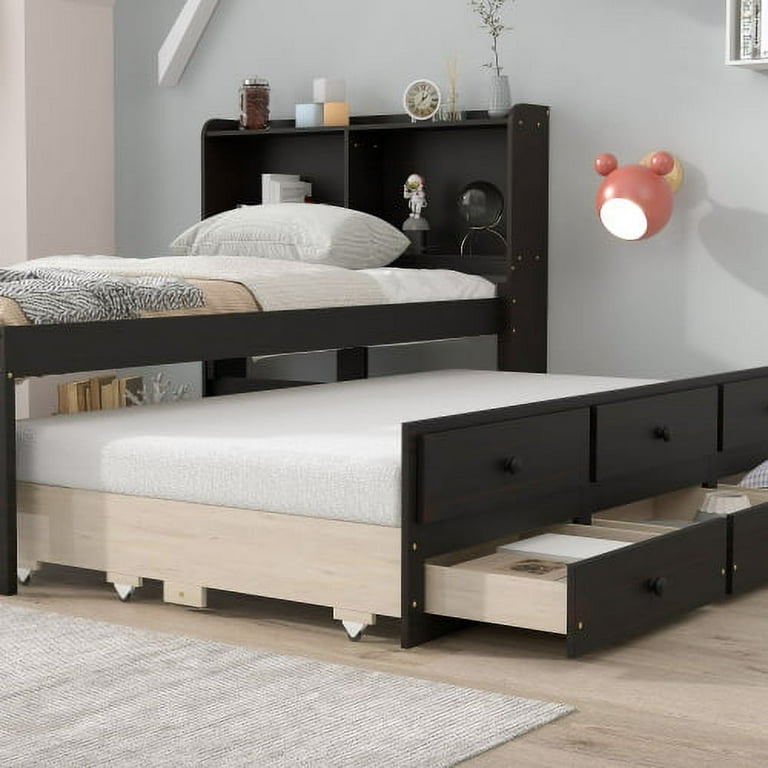 Dolby twin slat bed with deals drawers