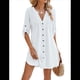 thumbnail image 1 of Traje de Baño para Mujer, Cuello en V, Abotonado, , Talla XL, 1 of 9