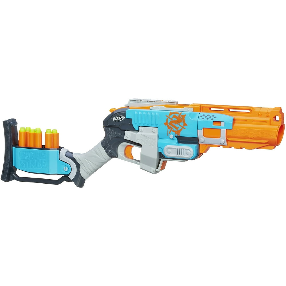 Nerf Zombie Strike Sledgefire Blaster - Walmart.com - Walmart.com