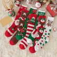 thumbnail image 4 of LWNYDPLSD Thermal Socks For Womens Coral Socks Stripe Socks Colorful Lightweight Socks Casual Socks Winter Socks Funny Socks Christmas Socks Clearance Sale B, 4 of 5