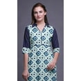 thumbnail image 5 of Bimba Rayon Straight Long Tunic Dresses For Women Printed Indian Clothing, 5 of 6