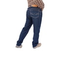 thumbnail image 2 of Pantalón de mezclilla rígida John Silver  Corte recto tipo vaquero Color azul marino, 2 of 2