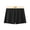 Black, variant on WIZUTIZ Mens Underwear Boxer Briefs Solid Mid Waist Short Panty Loose Fit Stretch Home Underwear Boxer Briefs