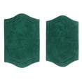 thumbnail image 5 of Home Weavers Waterford Collection 100% Cotton Non-Slip Bathroom Rug Set Machine Washable Bath Rug-21"x34", Bathroom Rug- 24"x40", Bottle Green Color 2 Piece Bath Rug set, 5 of 8
