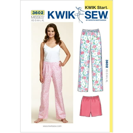 - Kwik Sew Sleep Pants and Shorts, (XS, S, M, L, XL)