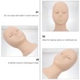 thumbnail image 4 of Lash Mannequin Head Practice Training Head for Eyelash Extension with Eyelashes, 4 of 6