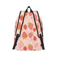 thumbnail image 3 of Balery Strawberry Vintage Canvas Backpack for Men and Women - Large Capacity, Durable Travel Laptop Bag for School, Work, Hiking, and Outdoor Activities, 3 of 7