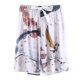 thumbnail image 4 of Conjunto de Pantalones Cortos de Mujer Color Sólido Cuello Redondo Manga Corta, Top Y Pantalones Cortos para el Uso Diario, Casual Y Fiesta, 4 of 4