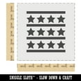 thumbnail image 2 of Stars and Stripes Pattern USA Patriotic DIY Cookie Wall Craft Stencil - 7.0 Inch, 2 of 5