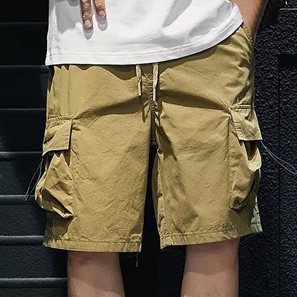 WILLBEST Pantalones Cortos Deportivos de Verano para Hombre, Finos, Holgados, de Talla Grande, Informales, de Trabajo, para Playa