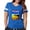 Royal Blue, variant on - Moab, Utah Ash Grey T Shirt - Womens Football Shirt