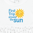 thumbnail image 4 of Inktastic First Trip Around the Sun Sunny Birthday Girls Baby Dress, 4 of 5