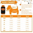 thumbnail image 4 of Pet Apparel Dog Autumn Sweater Halloween Pet Sweater Pumpkin Pattern Pet Sweater, 4 of 6