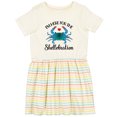 thumbnail image 3 of Inktastic Blue Crab Funny Festival Celebration Girls Toddler Dress, 3 of 5