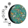 thumbnail image 5 of Easygdp Jungle Animals Wheel Sun Guard, Spare Tire Cover,Universal Trailer Suv Truck Camper Travel,Easy To Install And Remove -15 Inch, 5 of 9