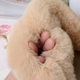 thumbnail image 4 of Women's Winter Plush Cross Scarf, Imitation Rabbit Fur Neck Warmer, Thickened Faux Fur Collar for Cold Weather, Versatile Soft Wrap for Autumn & Winter, 32x4 Inches, 4 of 8