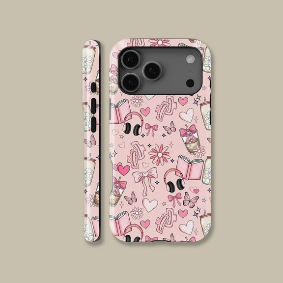 Coquette Book Butterfly Bow MagSafe Case for iPhone Samsung