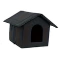 thumbnail image 4 of Casa para gatos al libre, refugio para gatitos, suministros para mascotas, tela Oxford, cálida, impermeable, refugio para gatos callejeros, para M, 4 of 8