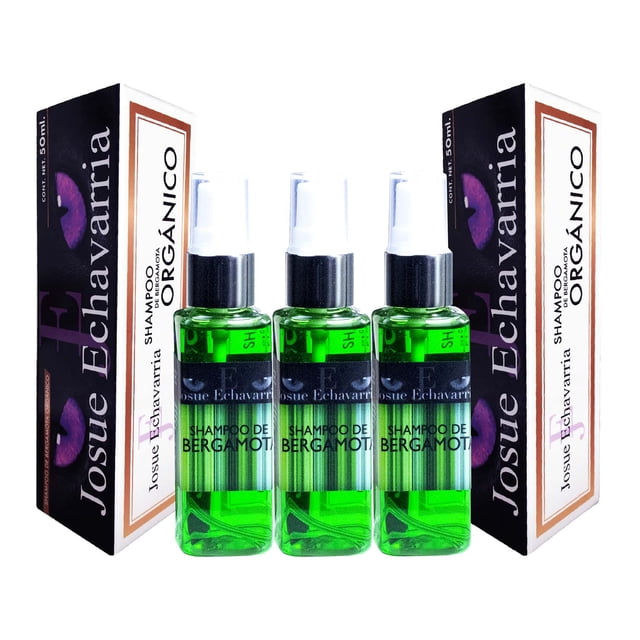 Shampoo Orgánico JOSUE ECHAVARRIA 3 Frascos 50 ml Natural