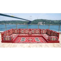 U Shaped Modular Sofa, Arabic Floor Seating, Turkish Sofa, Diwan Sofa Set, Floor Pillows for Adults, Arabic Majlis, Sleeper Couch