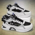 thumbnail image 2 of Men'S Low-Top Sneakers - Minimalist & Lace-Up Shoes, Synthetic Cover Upper & Cushioned PVC Sole for Winter Sports, Gym, Everyday - All-season Urban Footwear, Gym Footwear, Modern Sneakers, 2 of 9