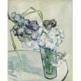 thumbnail image 2 of Van Gogh, Vincent 26x31 White Modern Wood Framed Museum Art Print Titled - Still Life, Vase of Carnations, 2 of 4