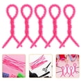 thumbnail image 1 of RENACLIPY 20Pcs Spiral Hair Perm Rods Rosy Silicone Flexible Curling Rods for Hair Styling, 1 of 7