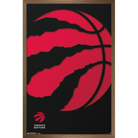 NBA Toronto Raptors - Logo 18 Wall Poster, 14.725" x 22.375", Framed