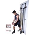 thumbnail image 3 of Complete Door Gym Full Body Workout | Home Gym Fitness Exercise System Total Body Strength Training | Includes Heavy Duty Resistance Bands, Straight Bar, 2x Hand Grips, 2x Ankles Straps, DVD, 3 of 9