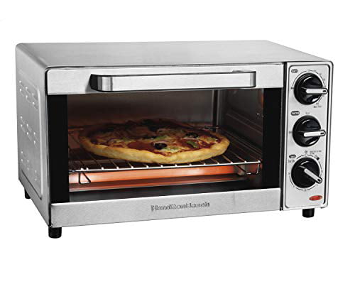 Toaster Oven 4 Slice Multi-function Stainless Steel Finish with Timer Toast 