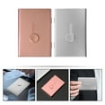 thumbnail image 2 of 2Pcs Business Cards Case Slide Out Business Cards Holder Travel Cards Wallet Metal Cards Holder, 2 of 10