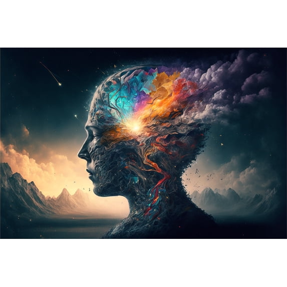 24x36 gallery poster, the mind of god p3