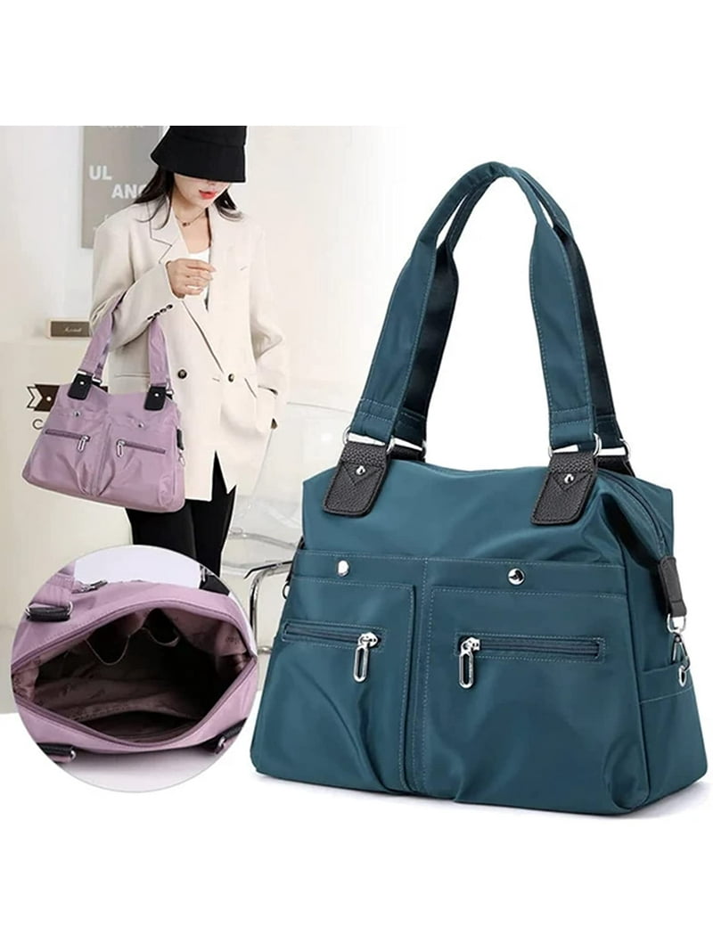 2023 Large Capacity Waterproof Multi Pocket Nylon Shoulder 